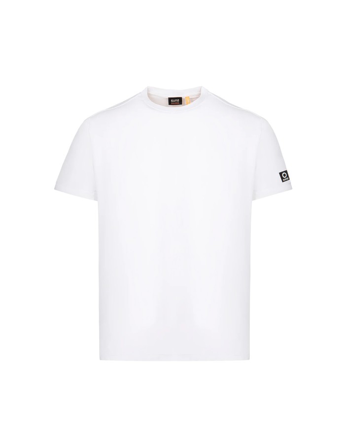 SUNS T-SHIRT UOMO BOARDS PAUL TEK IN TESSUTO TECNICO WHITE TSS61001U 126