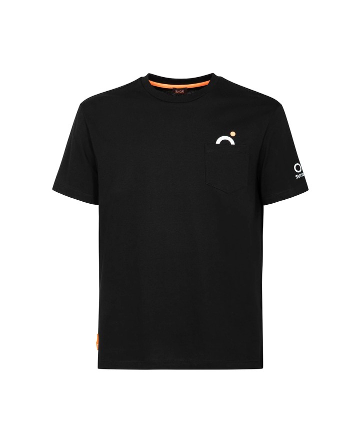 SUNS T-SHIRT UOMO BOARDS PAOLO POCKET POINT BLACK TSS61031U 126