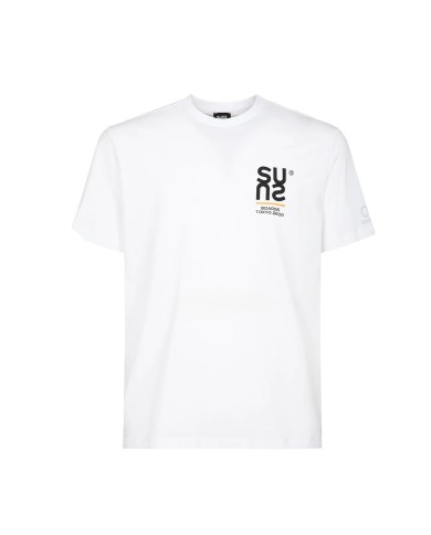 SUNS T-SHIRT UOMO BOARDS PAOLO TOKIO WHITE TSS61032U 126