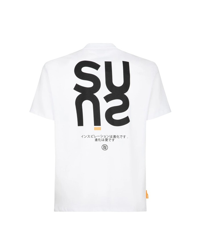 SUNS T-SHIRT UOMO BOARDS PAOLO TOKIO WHITE TSS61032U 126