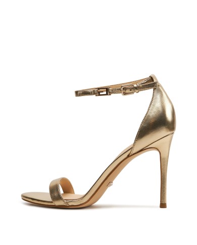 GUESS SCARPA DONNA SANDALO ALTO KABIL 3 PELLE PLATINO FL8KIL 125