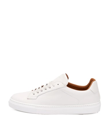 FRAU SCARPA UOMO SNEAKERS BASIC IN PELLE BIANCO 29M1 126