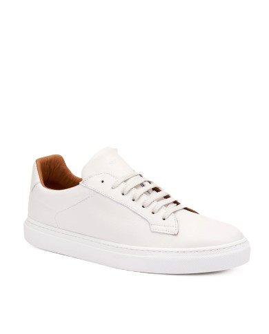 FRAU SCARPA UOMO SNEAKERS BASIC IN PELLE BIANCO 29M1 126