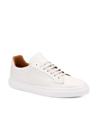 FRAU SCARPA UOMO SNEAKERS BASIC IN PELLE BIANCO 29M1 126
