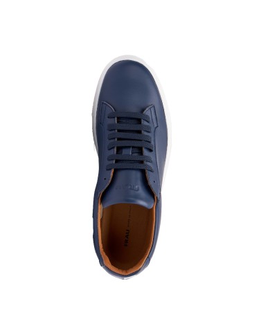 FRAU SCARPA UOMO SNEAKERS BASIC IN PELLE BLUE 29M1 126