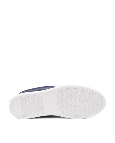 FRAU SCARPA UOMO SNEAKERS BASIC IN PELLE BLUE 29M1 126
