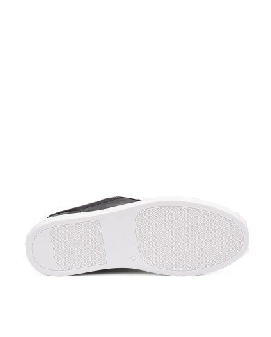 FRAU SCARPA UOMO SNEAKERS BASIC IN PELLE NERO 29M1 126