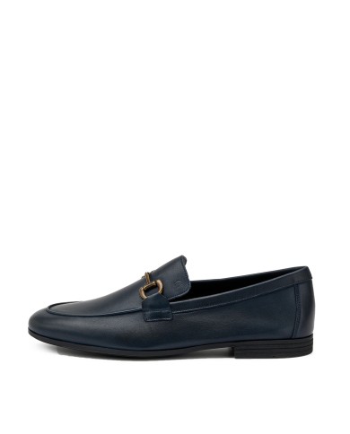 FRAU SCARPA UOMO MOCASSINO CON MORSETTO DESTRUTTURATO IN PELLE BLUE 34M1 126