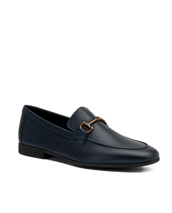 FRAU SCARPA UOMO MOCASSINO CON MORSETTO DESTRUTTURATO IN PELLE BLUE 34M1 126