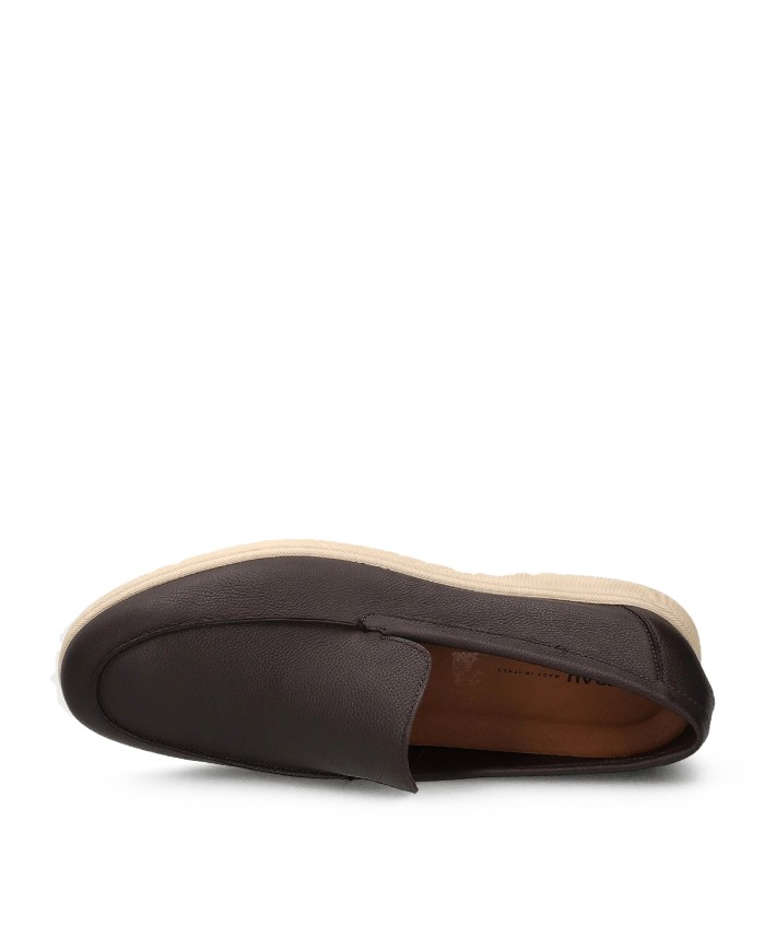 FRAU SCARPA UOMO SLIP-ON  IN PELLE EBONY 32M1 126