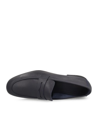 FRAU SCARPA UOMO MOCASSINO DESTRUTTURATO IN PELLE BLUE 34M1 126