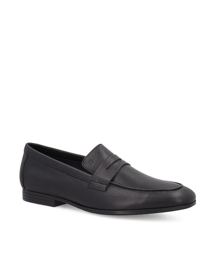 FRAU SCARPA UOMO MOCASSINO DESTRUTTURATO IN PELLE NERO 34M1 126