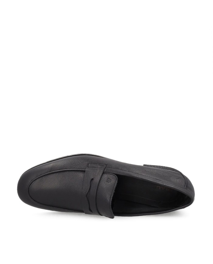 FRAU SCARPA UOMO MOCASSINO DESTRUTTURATO IN PELLE NERO 34M1 126