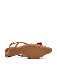 FRAU SCARPA DONNA SLING BACK IN RAFIA CON FIBIA CARAMELLO 81F2 126