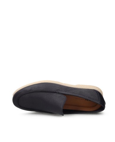 FRAU SCARPA UOMO SLIP-ON  IN PELLE BLUE 32M1 126