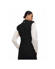 LIU-JO GIACCA DONNA GILET CON SPALLINE IMBOTTITE NERO TA6025 126