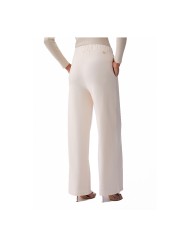 LIU-JO PANTALONI DONNA IN JERSEY PUNTO MILANO CHAMPAGNE TA6026 126