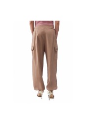 LIU-JO PANTALONI DONNA PANTS CARGO ALMOND TA6154 126