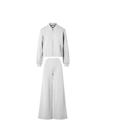 LIU-JO TUTA  DONNA TRACKSUIT COMPLETO FELPA E PANTALONE WHITE MILK TA6222 126