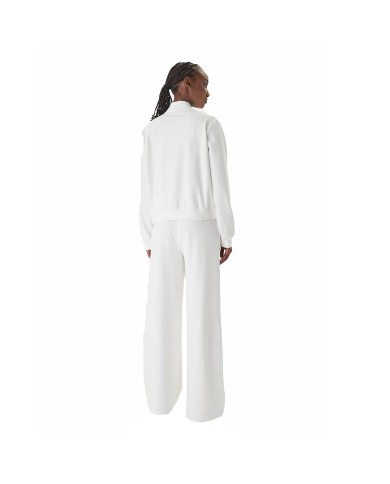 LIU-JO TUTA  DONNA TRACKSUIT COMPLETO FELPA E PANTALONE WHITE MILK TA6222 126