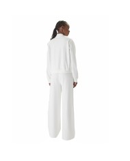 LIU-JO TUTA  DONNA TRACKSUIT COMPLETO FELPA E PANTALONE WHITE MILK TA6222 126