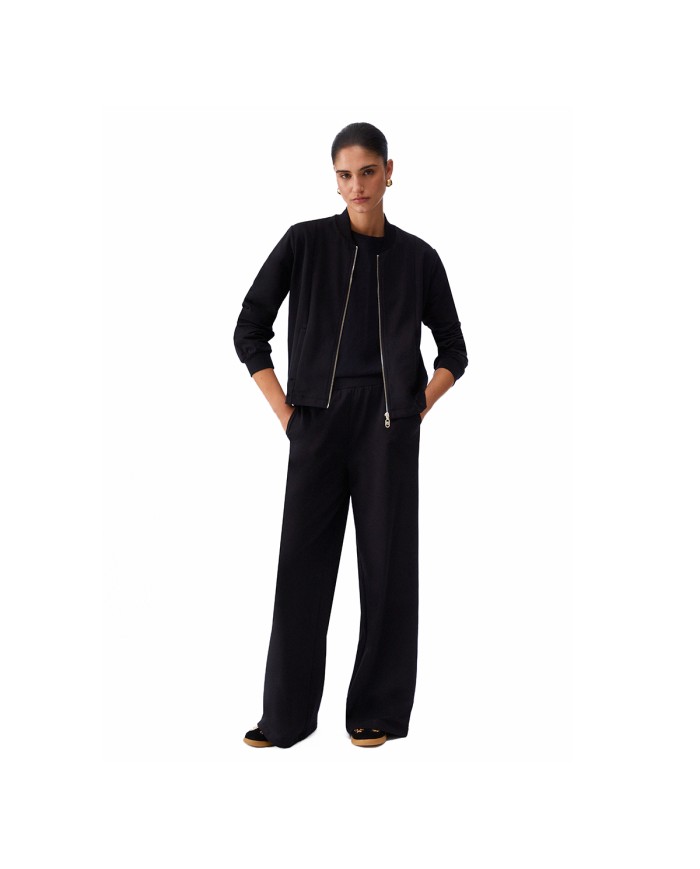 LIU-JO TUTA  DONNA TRACKSUIT COMPLETO FELPA E PANTALONE BLACK TA6222 126