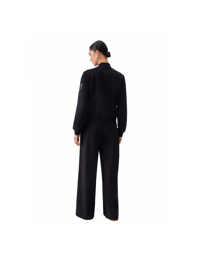 LIU-JO TUTA  DONNA TRACKSUIT COMPLETO FELPA E PANTALONE BLACK TA6222 126