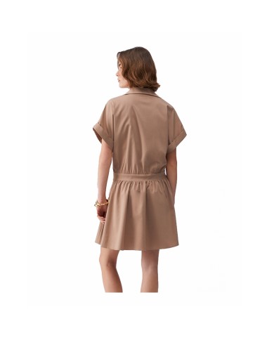 LIU-JO ABITO DONNA DRESS CORTO ALMOND TA6264 126