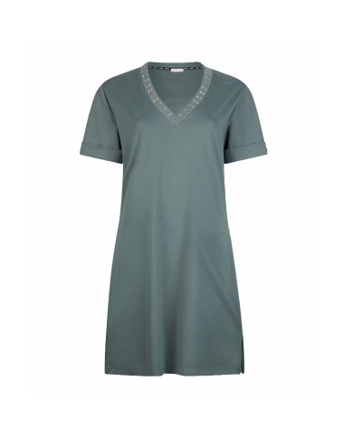 LIU-JO ABITO DONNA DRESS CORTO CON OCCHIELLI DECORATIVI MILITARY TA6296 126