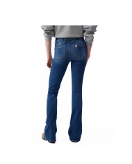 LIU-JO JEANS DONNA FLARE CON INSERTO ELASTICO DARK BLUE UA6058 126