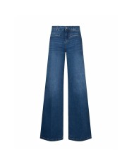 LIU-JO JEANS DONNA FLARE CON INSERTO ELASTICO DENIM BLUE SCURO UA6069 126