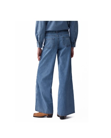 LIU-JO JEANS DONNA FLARE CON RICAMI DENIM BLUE UA4147 126