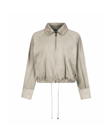 LIU-JO GIACCA DONNA SCAMOSCIATA GRIGIO ALLUMINIO WA6168 126