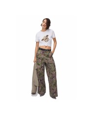 LIU-JO T SHIRT DONNA CON STAMPA E APPLICAZIONI WHITE WA6237 126