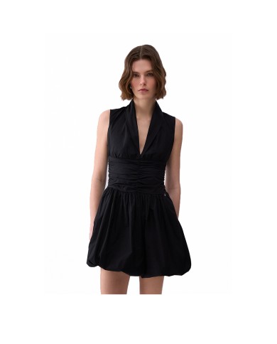 LIU-JO ABITO DONNA DRESS CORTO CON CUT OUT BLACK WA6241 126