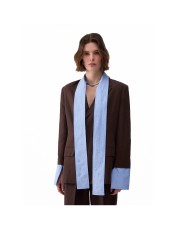LIU-JO BLAZER DONNA CON SCIARPA GIOIELLOSACHER WA6436 126