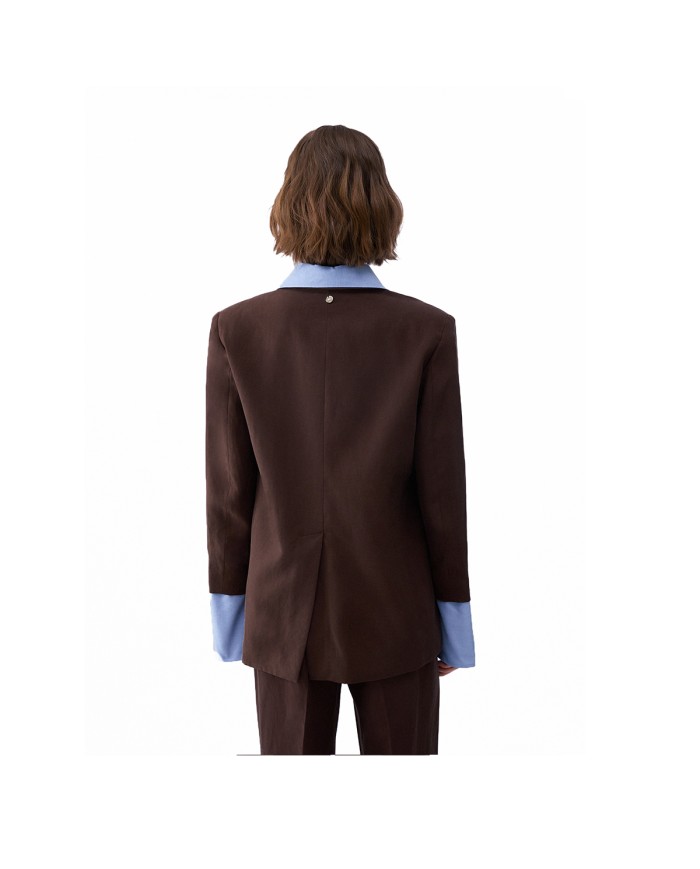 LIU-JO BLAZER DONNA CON SCIARPA GIOIELLOSACHER WA6436 126