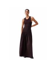LIU-JO ABITO DONNA DRESS LUNGO CON CUT OUT SACHER WA6466 126