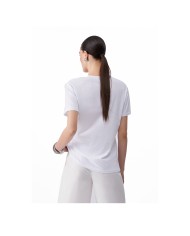 LIU-JO T SHIRT DONNA IN COTONE CON STAMPA WHITE WA6502 126
