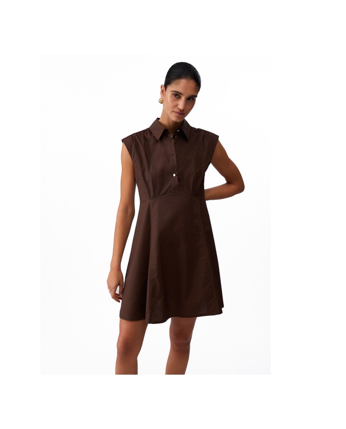 LIU-JO ABITO DONNA DRESS CORTO IN POPELINE SACHER WA6514 126