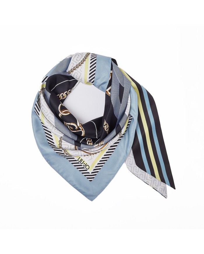 LIU-JO BANDANA DONNA TRIANGOLARE GRIGIO 2A6046 126