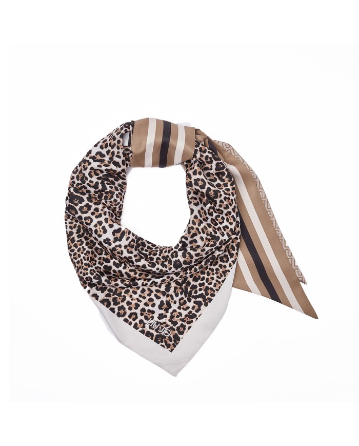 LIU-JO BANDANA DONNA TRIANGOLARE ANIMALIER  2A6046 126
