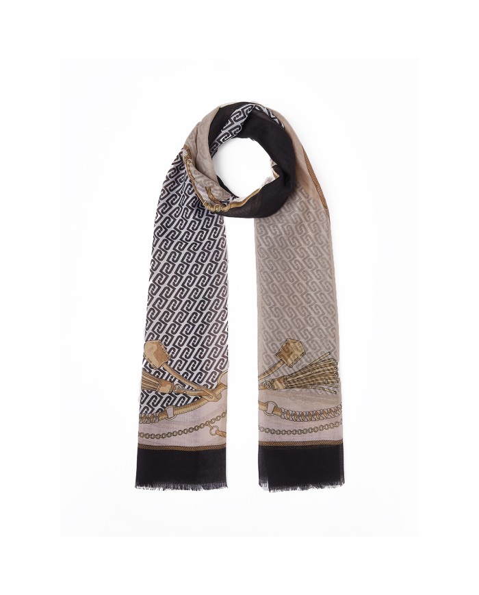 LIU-JO STOLA DONNA SCARF BLACK 2A6052 126