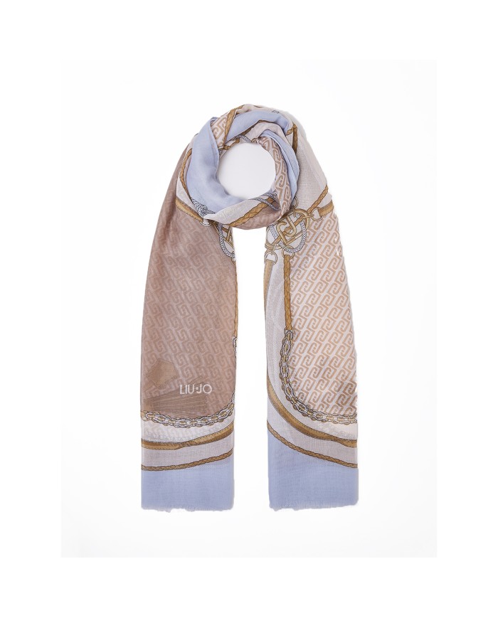 LIU-JO STOLA DONNA SCARF LIGHT DENIM 2A6052 126