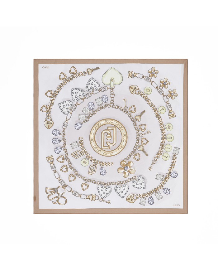 LIU-JO FOULARD DONNA GRANDE NATURALE 2A6054 126