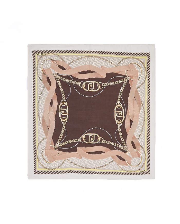 LIU-JO FOULARD DONNA A NASTRI NATURALE 2A6055 126