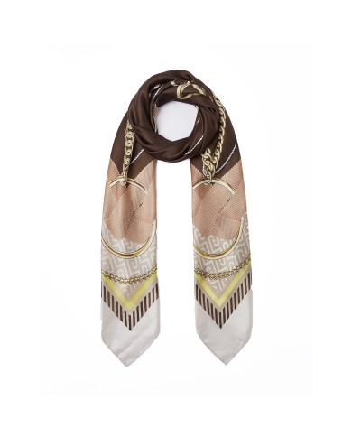LIU-JO FOULARD DONNA A NASTRI NATURALE 2A6055 126