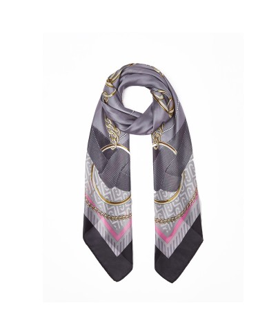 LIU-JO FOULARD DONNA A NASTRI BLACK 2A6055 126