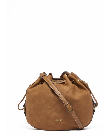 LIU-JO BORSA DONNA CON TRACOLLA MEDIA IN PELLE CAMMELLO AA6085 126