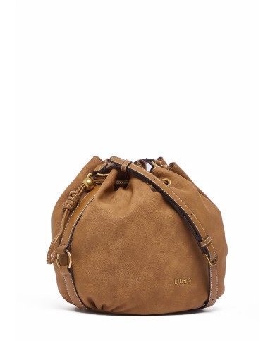 LIU-JO BORSA DONNA CON TRACOLLA MEDIA IN PELLE CAMMELLO AA6085 126